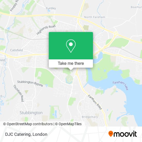 DJC Catering map