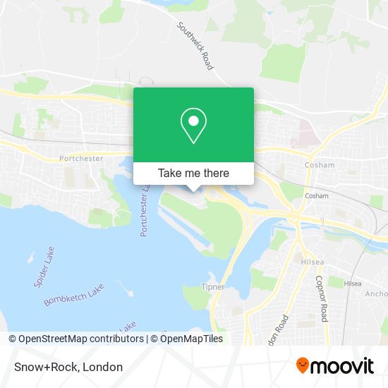 Snow+Rock map