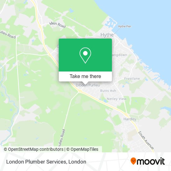 London Plumber Services map