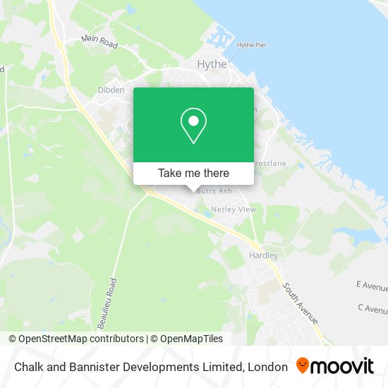 Chalk and Bannister Developments Limited map