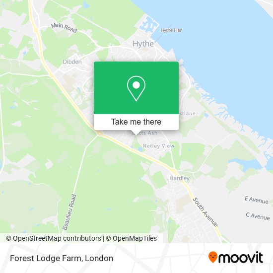 Forest Lodge Farm map