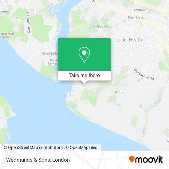 Wedmunds & Sons map