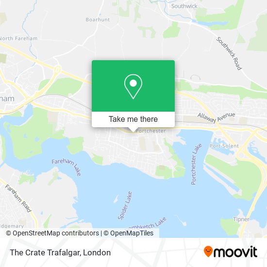 The Crate Trafalgar map