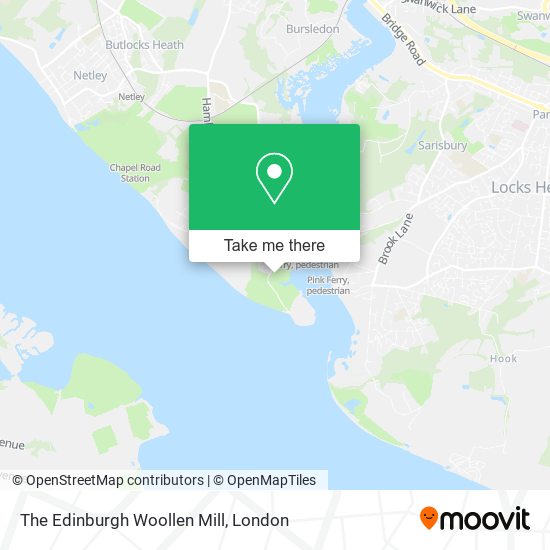 The Edinburgh Woollen Mill map