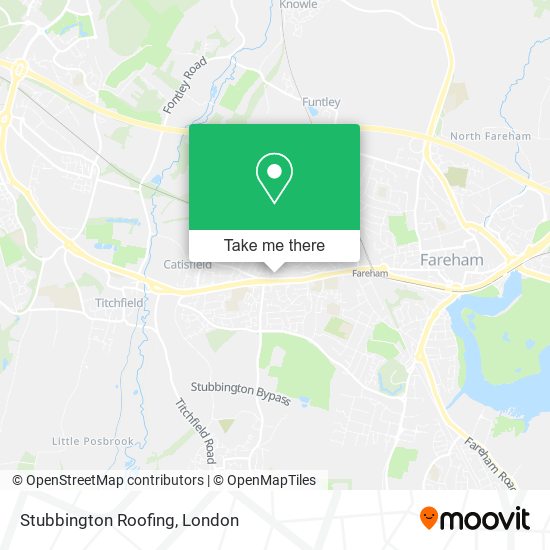 Stubbington Roofing map