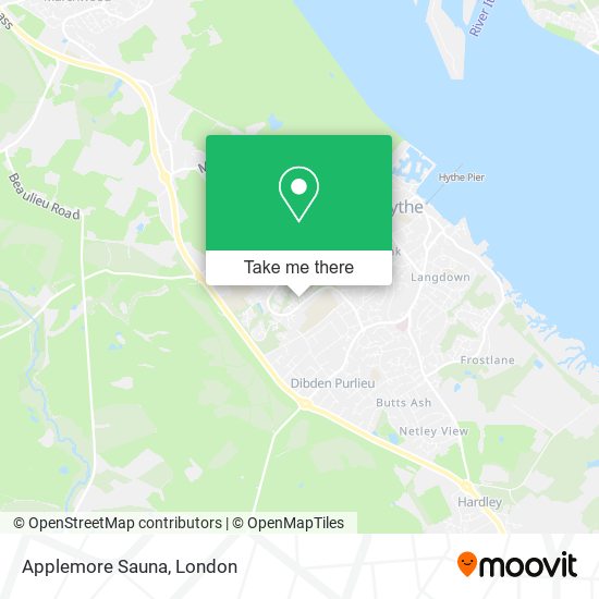 Applemore Sauna map