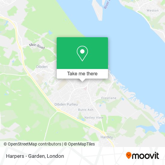 Harpers - Garden map