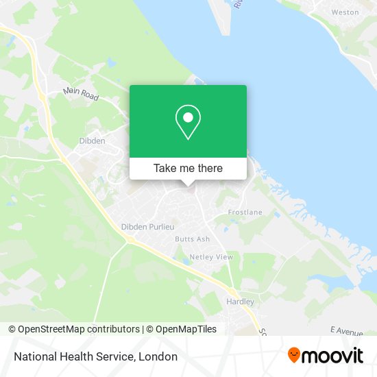 National Health Service map