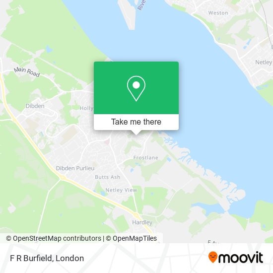 F R Burfield map