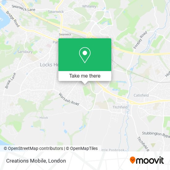 Creations Mobile map