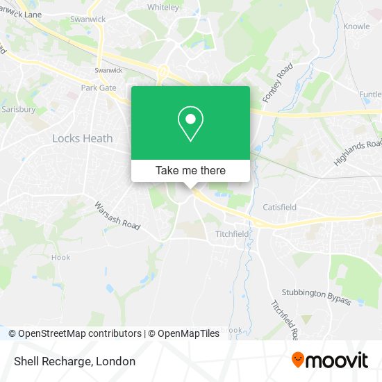 Shell Recharge map