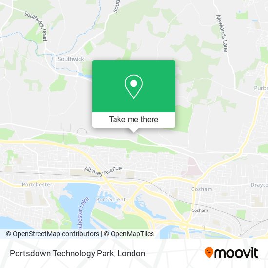 Portsdown Technology Park map