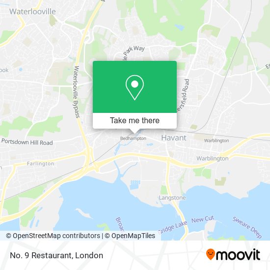 No. 9 Restaurant map