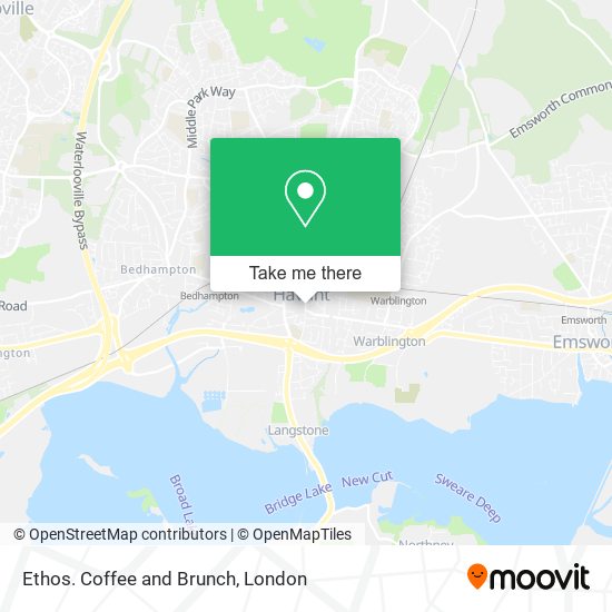 Ethos. Coffee and Brunch map