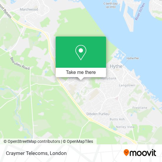 Craymer Telecoms map