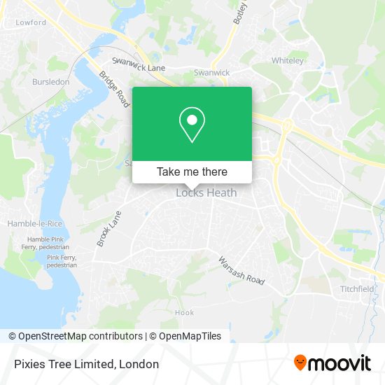 Pixies Tree Limited map