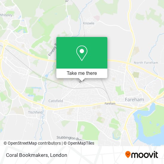 Coral Bookmakers map