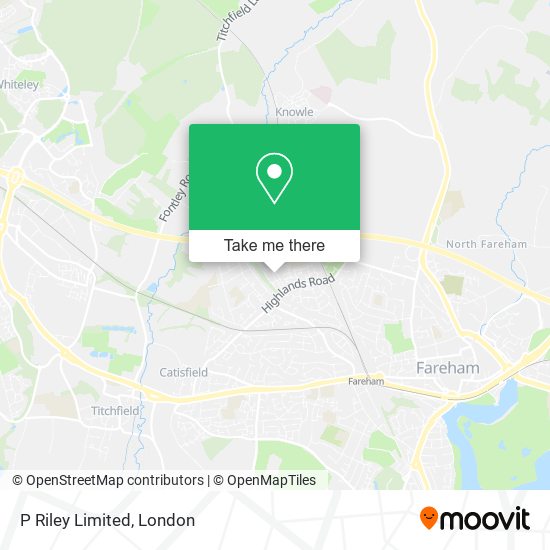 P Riley Limited map
