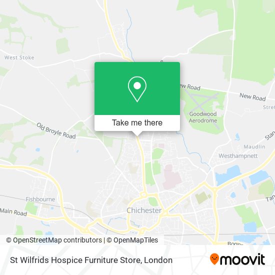 St Wilfrids Hospice Furniture Store map