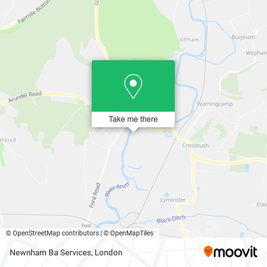 Newnham Ba Services map