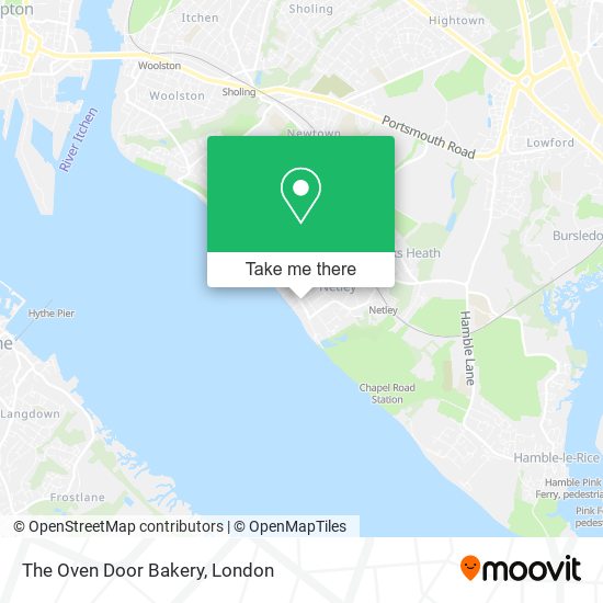 The Oven Door Bakery map