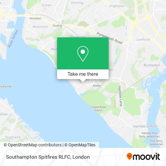 Southampton Spitfires RLFC map