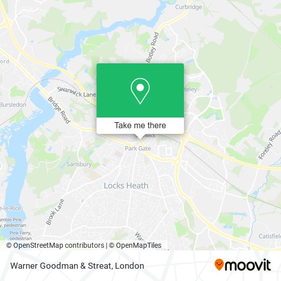 Warner Goodman & Streat map
