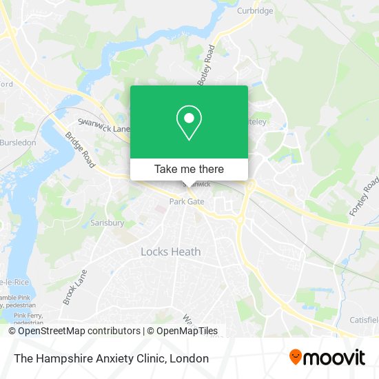 The Hampshire Anxiety Clinic map