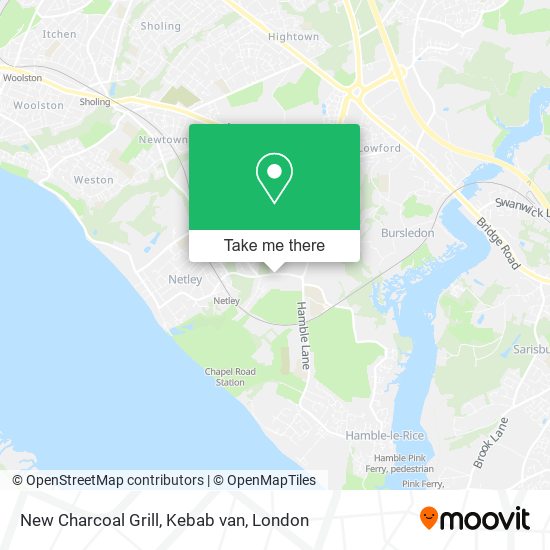 New Charcoal Grill, Kebab van map