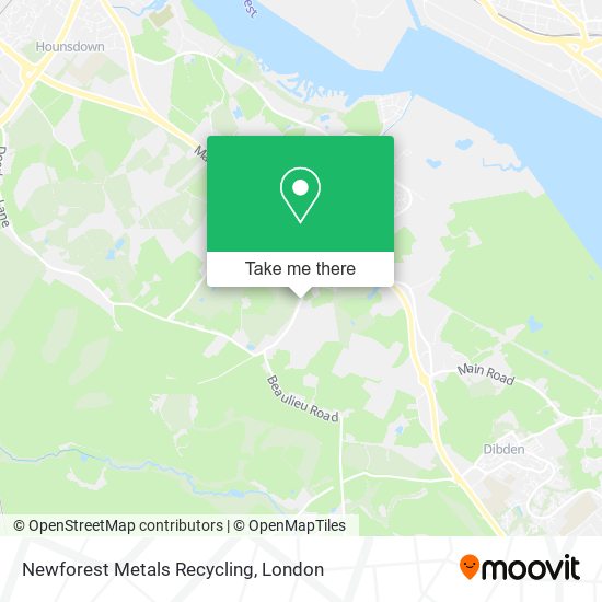 Newforest Metals Recycling map