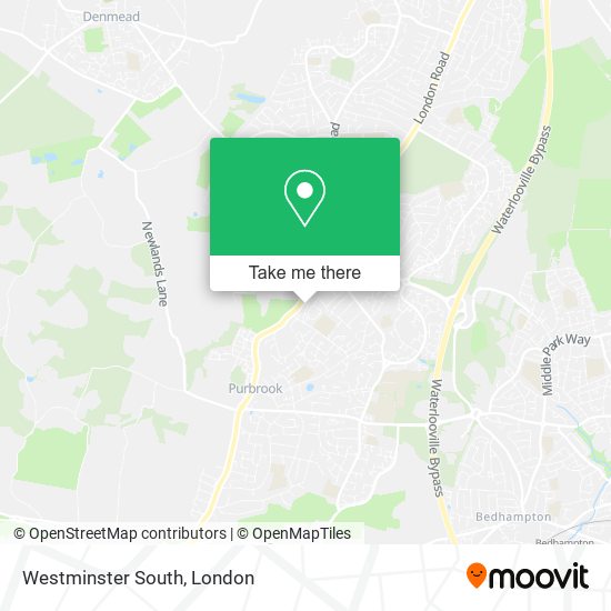 Westminster South map