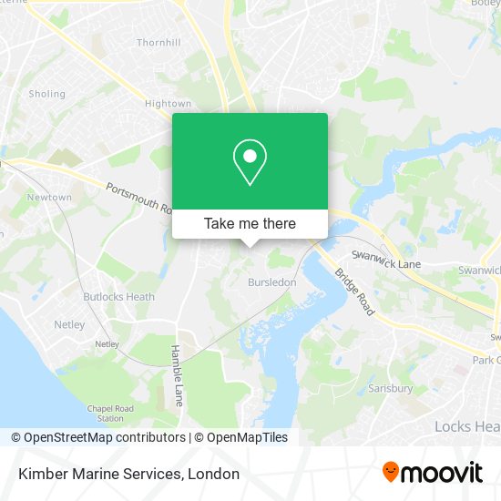 Kimber Marine Services map