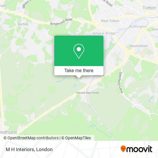 M H Interiors map