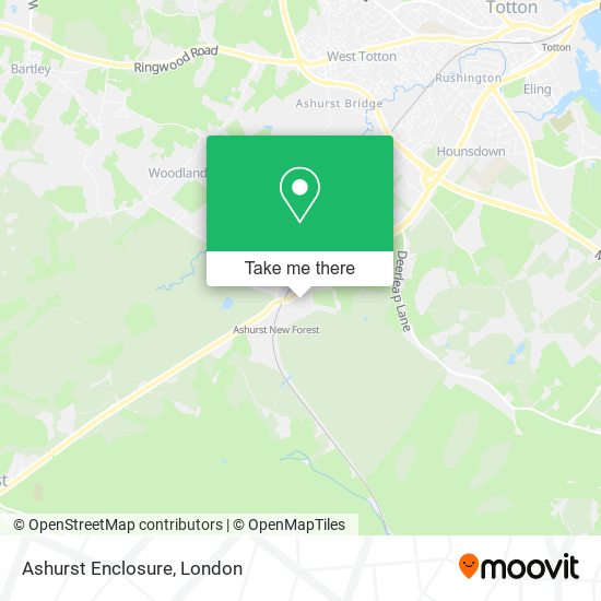 Ashurst Enclosure map