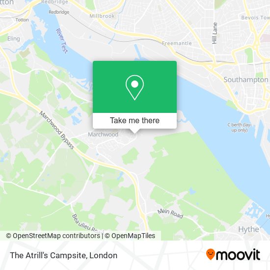 The Atrill's Campsite map