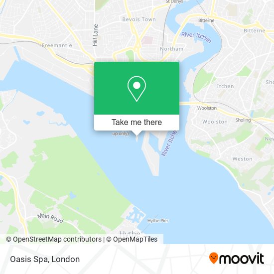 Oasis Spa map