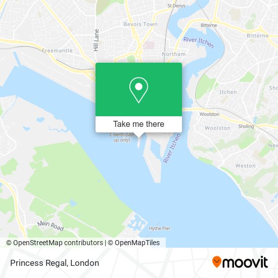 Princess Regal map