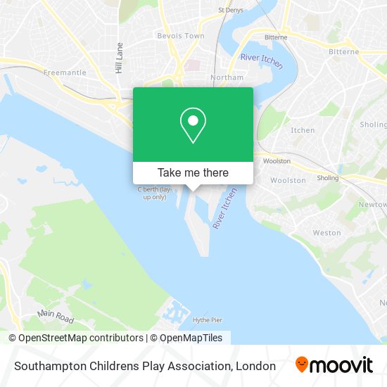 Southampton Childrens Play Association map