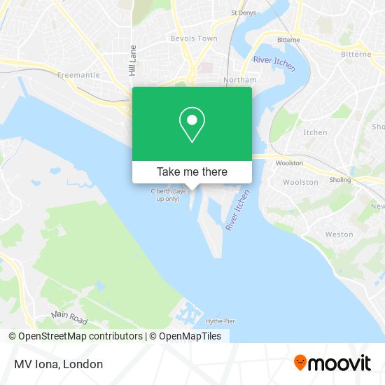 MV Iona map