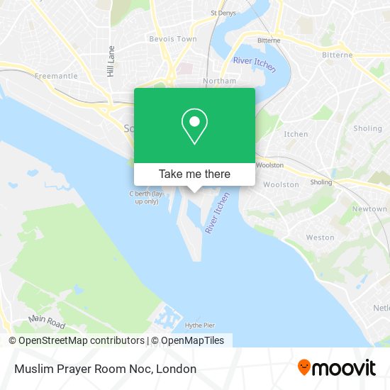 Muslim Prayer Room Noc map