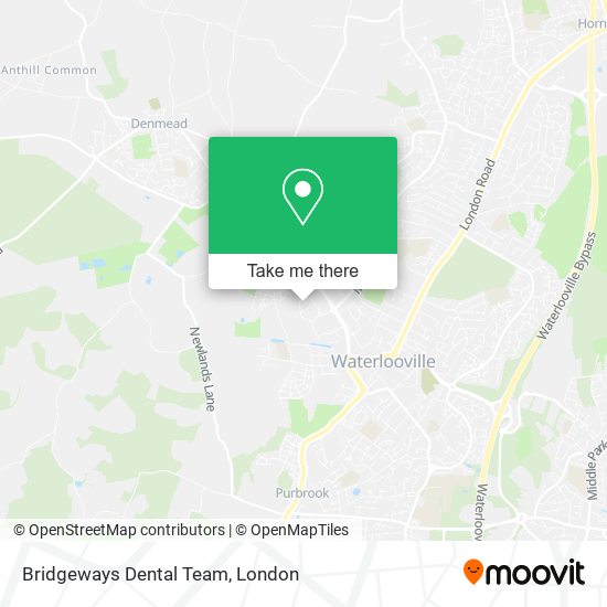 Bridgeways Dental Team map