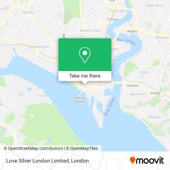 Love Silver London Limited map