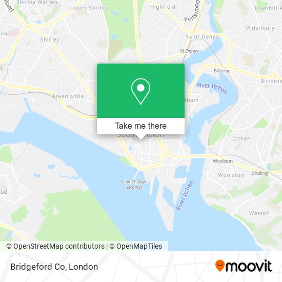 Bridgeford Co map