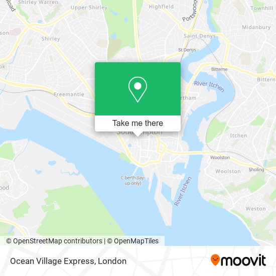 Ocean Village Express map
