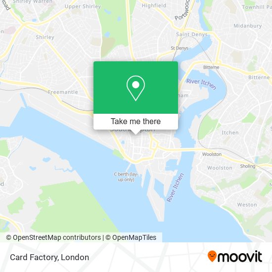 Card Factory map