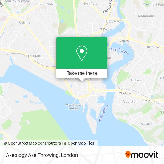 Axeology Axe Throwing map