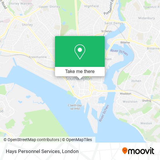 Hays Personnel Services map
