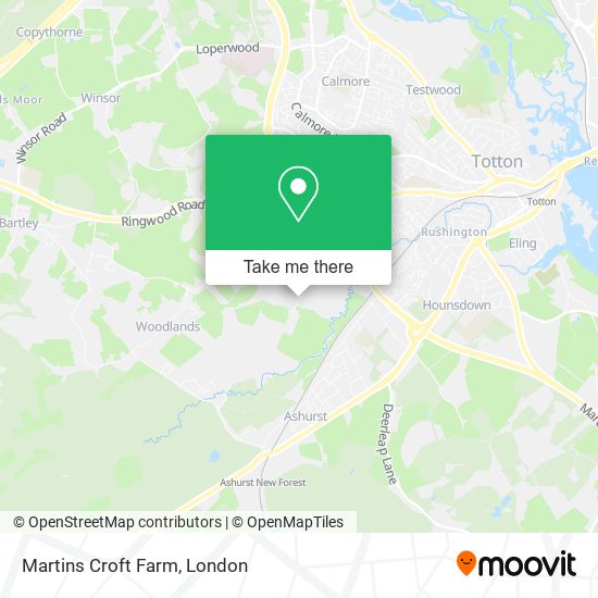 Martins Croft Farm map