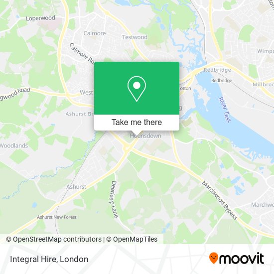 Integral Hire map