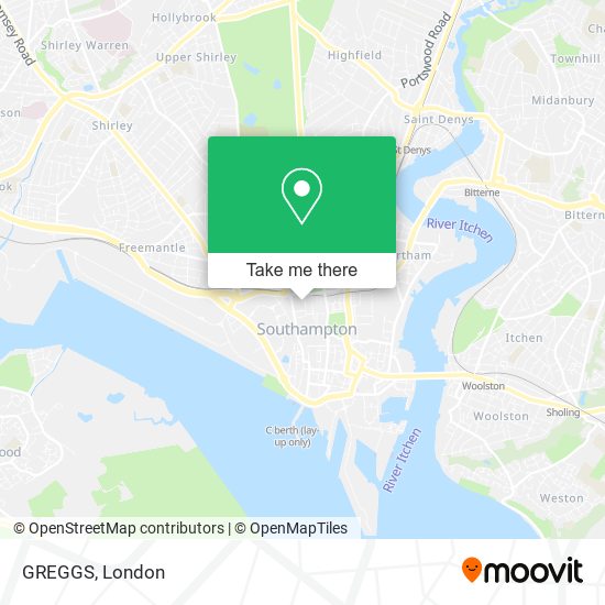 GREGGS map